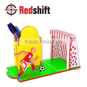 Make Your Own Color Your Wooden Soccer Pen Holder thumbnail-1