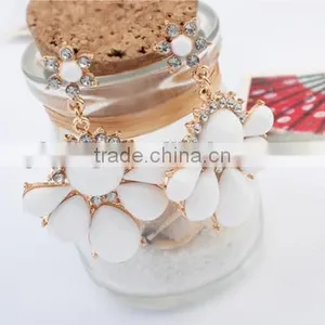 Fashion Contracted Joker White Earrings thumbnail-3