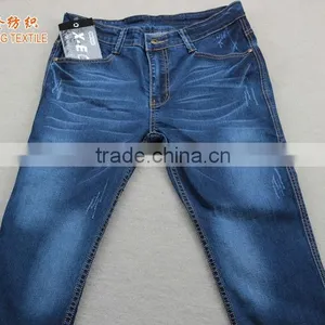 Crosshatch Stripe Compact Siro Spinning Denim Fabric Price thumbnail-4