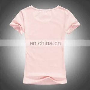 Factory Supply Excellent Quality Ladies' T-shirt With Many Colors thumbnail-3
