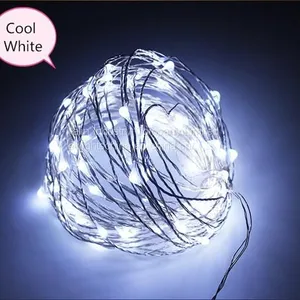 Flexible LED Copper Wire Light, Christmas Holiday Decorative Rope Lighting, Waterproof Party RGB Lights thumbnail-1