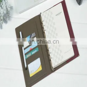 Manufacture Customized High Quality PU Leather Schecdule/diary/travel Journal Notebooks With Pen and YO Binding thumbnail-2