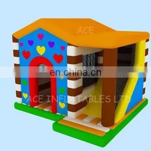 Commercial Grade New Designed Inflatable Bounce Slide House thumbnail-1