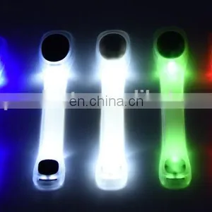 LED Arm Leg Band Night Warning Safety Wristband Light thumbnail-1
