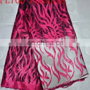 2015 New Arrival Fashion Sequins Guipure Lace Fabric(FL705)high Quality/best Price/in Stock/popular/fashion/prompt Delivery thumbnail-1