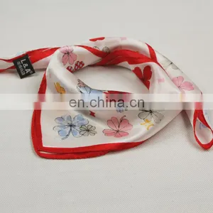 High Quality Women Silk Foulard Scarf thumbnail-2