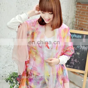 2015Elegant and Fashionable Women's Scarf Beach Dress Autumn Pink thumbnail-2