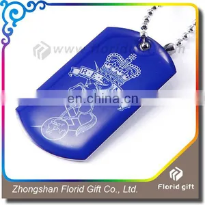 Made in China Factory Cheap Dog Tag Stamping Custom Logo With Ball Chain thumbnail-1