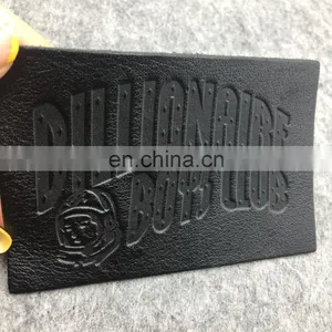 Washable Embossed Fake Leather Tags Labels thumbnail-2