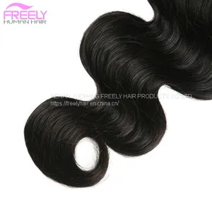 Brazilian Virgin Hair Body Wave Bundles Unprocessed Remy Virgin Hair Extensions16 18 20 Inch 3 Bundles Natural Color thumbnail-1