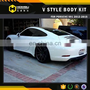3 Fiber Glass Body Kits of 12-15 911 991 V Design Top Quality Auto Spare Carbon Fiber Material Bumper thumbnail-1
