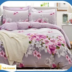 Factory Supply Home Textile Fabric Brushed Soft Bedsheets Polyester Fabric thumbnail-4
