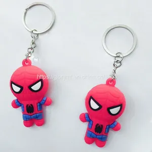 Plastic Key Ring Figure Miniature/3cm Tall Plastic Pvc Figure Key Chain thumbnail-1