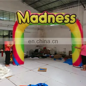 Waterproof LED Lighted Inflatable Letter Arch,Arched Door For Rental And Advertising thumbnail-4