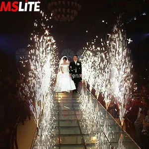 Black Cold Flame Thrower Safe Fireworks-machine Wedding Stage Fountain Effect ABS Synthetic Plastics Material thumbnail-1