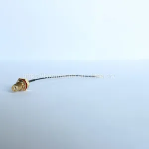 RF Connector Pigtail Cable SMA Female Bulkhead to U.fl Extension Cable 1.13 Cable thumbnail-2