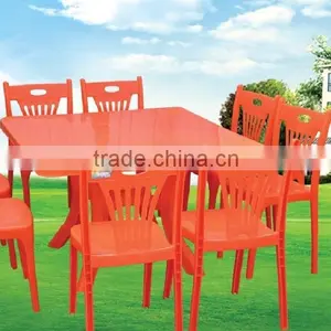 Popular Removable Square Plastic Dining Table thumbnail-3
