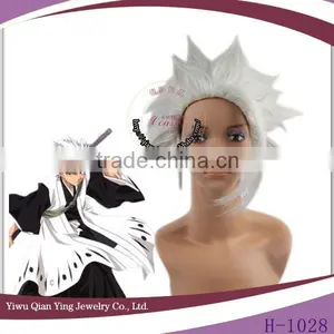 Short White Bleach Hitsugaya Toushirou Cosplay Wig thumbnail-1