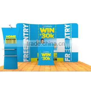 10 Feet Custom Popup Banner Backdrop for Trade Show thumbnail-3