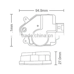 OA820 Auto Door Lock Actuator Fit For Elantra thumbnail-2
