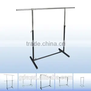 Metal Chrome-spray Simple Removable Garment Rack for Sale thumbnail-1