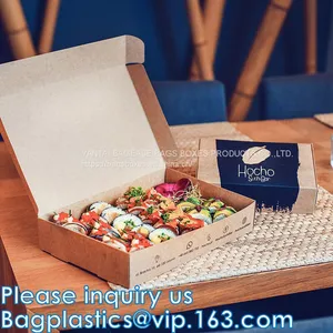 Disposable pp Plastic Snack Food Boxfood Grade Disposable Plastic Food Sushi Box Container Tray Packag thumbnail-5