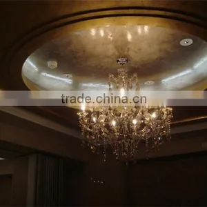 Polished Chrome Finish Crystal Chandelier for Entry Halls thumbnail-1
