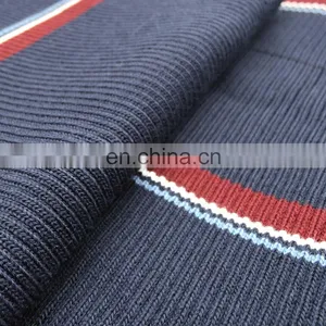 Custom Colors High Quality Material Knitting Cuff Flat Knit Cuffs Stripe Rib thumbnail-2