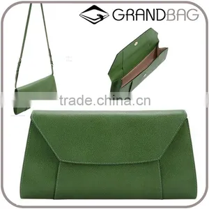 Wholesale Women Leather Envelope Clutch Bag Leather Crossbody Bag Shoulder Bag thumbnail-1