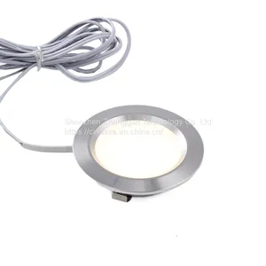 RGBWW RGB + Warm White Color Changing Christmas Xmas Under Cabinet LED Lights Kit RF Remote Puck Lights for Kitchen Counter Shelf Furniture Ambiance Lighting thumbnail-3