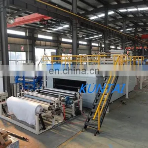 Glass Fiber Hot Press Automatic Flatbed Laminating Machine for Carbon Fiber Double Belts Aerogel Blanket thumbnail-2