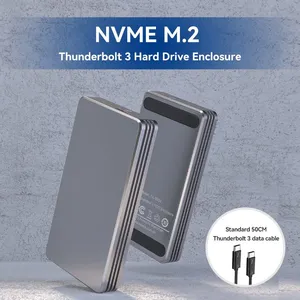 Thunderbolt 4 USB3.2/3.1 M.2 NVME SSD Enclosure thumbnail-1