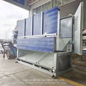Muslim Slaughterhouse Equipment Abattoir Knocking Box Cattle Slaughtering Machine For Cow Slaughter thumbnail-4