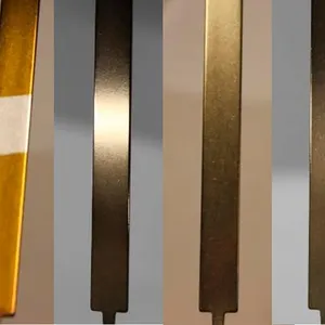 Golden Color SS 316 Design Stainless Steel Sheet With Different Colors for Food Package thumbnail-1