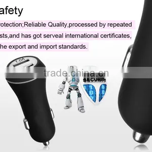 OEM Single 12v 3100amp 2 Port Usb Car Charger With Rubber Painting thumbnail-4