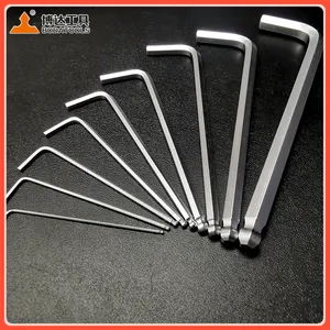 Industrial-grade Ball-end Hexagonal Wrench Set 1.5-10mm Extended L-shaped 9-piece Set of Screw Wrenches for Wholesale and Customization thumbnail-5