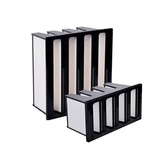 V-Bank Compact Hepa Air Filter Hepa Filter for Cleanroom thumbnail-1