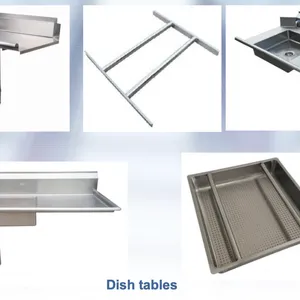 Dish Wash Table- Stainless Steel, Clean or Soiled, Customized Structure and Size thumbnail-1