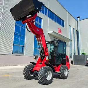 HZM Mini New HZM810T Agriculture Articulated Small Compact Farm Garden Telescopic Loader thumbnail-5