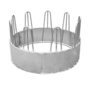 HORSE CATTLE SHEEP ALPACA PIG DEER FARM Special Feeder With Top Without Top Round Oval thumbnail-4