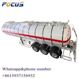 4 Axles 50000 Liters Oil Carbon Steel Tanker, Fuel Stanless Steel Tank Trailer,diesel Aluminum Alloy Tank Trailer,crude Oil Semi Tank Trailer thumbnail-1