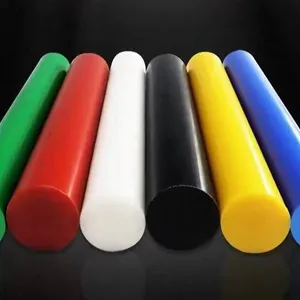 Black Nylon Rod, Plastic Bar, Pa6 Nylon Rod Stock, Round Rod, Tough Bar, Solid Plastic Rod for Processing thumbnail-3