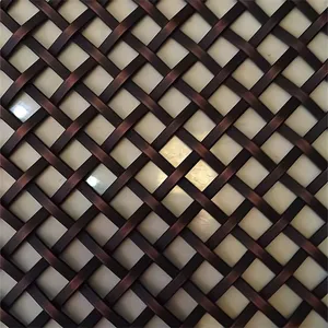 Copper Metal Screen Partition Mesh for Interior Decorative Wire Applications thumbnail-1
