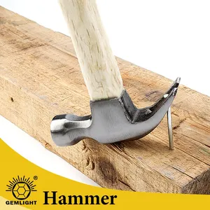Forged Claw Hammer Head With Wooden Handle Anti Slip Grip Hammer Tool for Carpenter Framing Building and Home Repair Use thumbnail-2