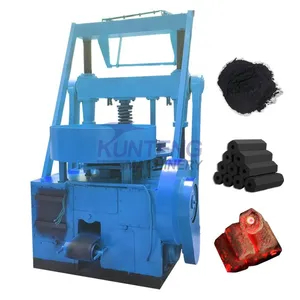 High Efficiency Hardwood Palm Leaves Charcoal Flammable Carbon Stick Forming Machine EPC thumbnail-1