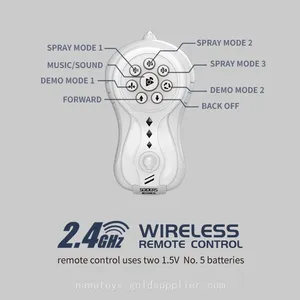 2.4G Dancing RC Spray Octopus Plastic Remote Control Animals Toy With Light and Music thumbnail-5