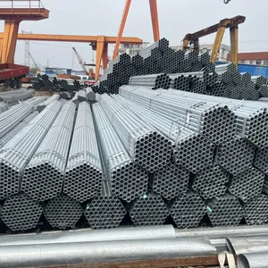 Hot Dipped Galvanized Steel Round Pipe Gi Pipe for Construction thumbnail-2