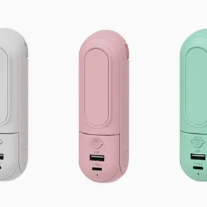 Internet Celebrity Style Handheld Fan/outdoor Household Student Portable Folding Mini Fan/MiniFan（Wechat:13510231336） thumbnail-2