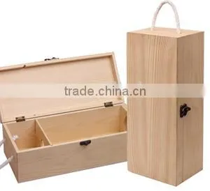 Original Wooden Wine Tin Box Case thumbnail-1