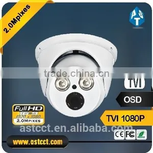 2.0MP Full HD 1/3 Sony CMOS 1080P OSD Control TVI IR 30m TVI Dome CCTV Camera IP66 thumbnail-1